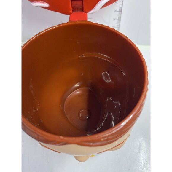 Toy Story JESSIE Mug Disney On Ice Plastic Flip Top Cup w Lid Cowgirl Hat Pixar - Picture 5 of 10